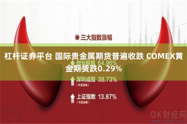 杠杆证券平台 国际贵金属期货普遍收跌 COMEX黄金期货跌0.29%