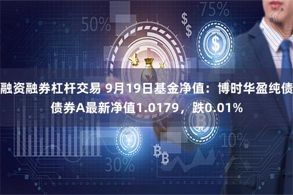 融资融券杠杆交易 9月19日基金净值：博时华盈纯债债券A最新净值1.0179，跌0.01%