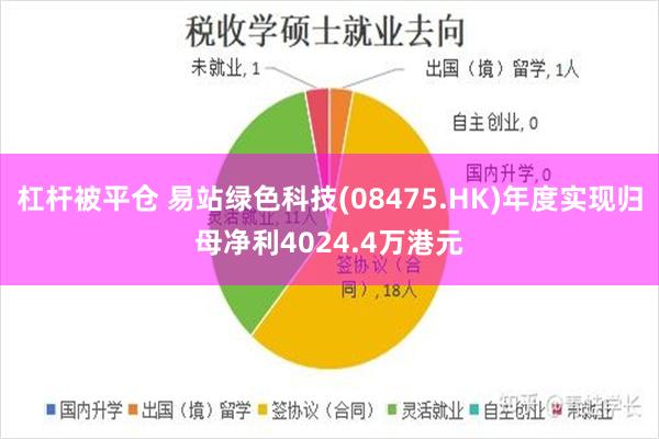 杠杆被平仓 易站绿色科技(08475.HK)年度实现归母净利4024.4万港元