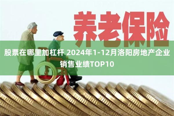 股票在哪里加杠杆 2024年1-12月洛阳房地产企业销售业绩TOP10